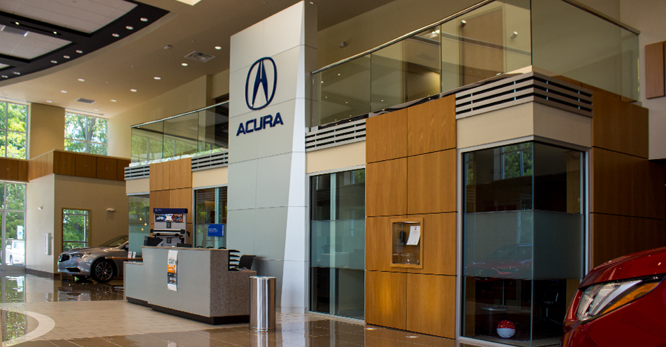 Leith Acura of Cary Showroom